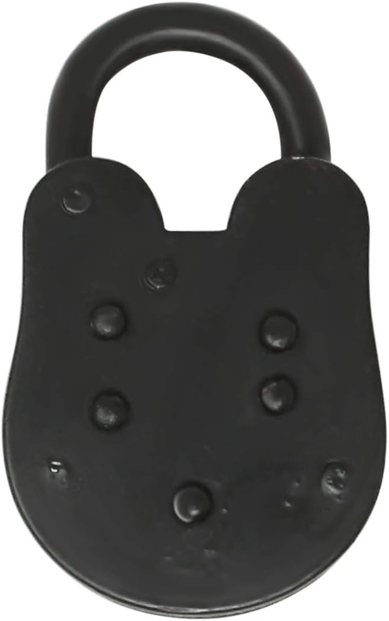 Antique Solid Iron Lock with Skeleton Keys – Pirate Treasure Lock (2.75″)
