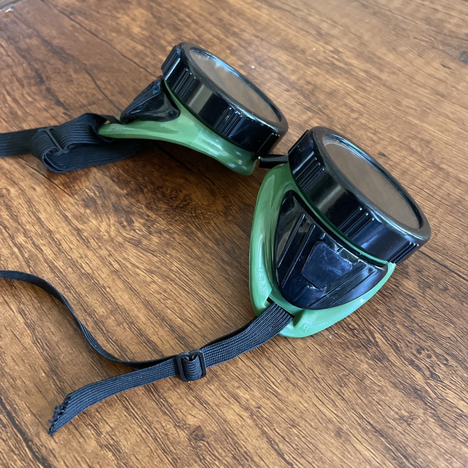 Light Welding Safety Goggles USA Morse Made M5 Lens Vintage Steampunk