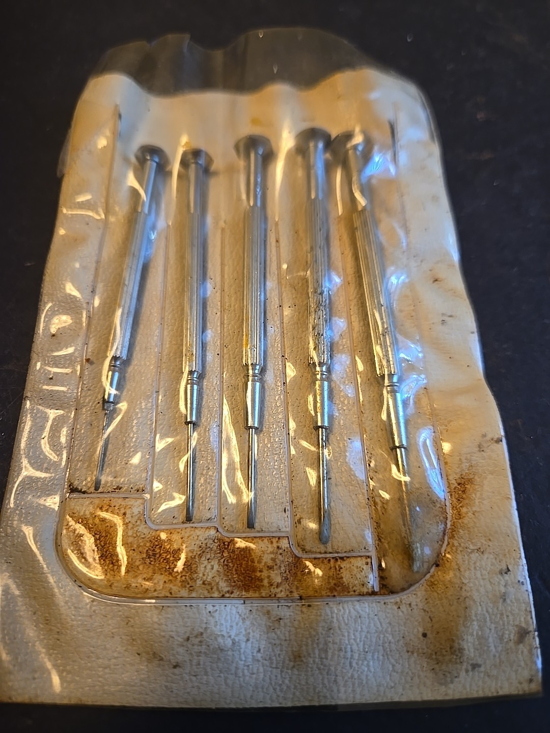 Vintage 5 Piece Jewelers/ Mini Micro Flat Blade Screwdriver Set