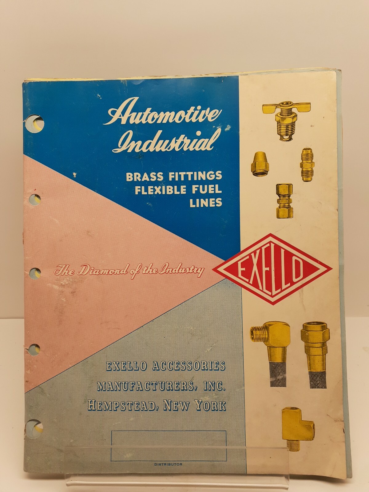 1966 EXCELLO AUTOMOTIVE INDUSTRIAL BRASS FITTINGS FLEXIBLE FUEL LINES (G) (548)