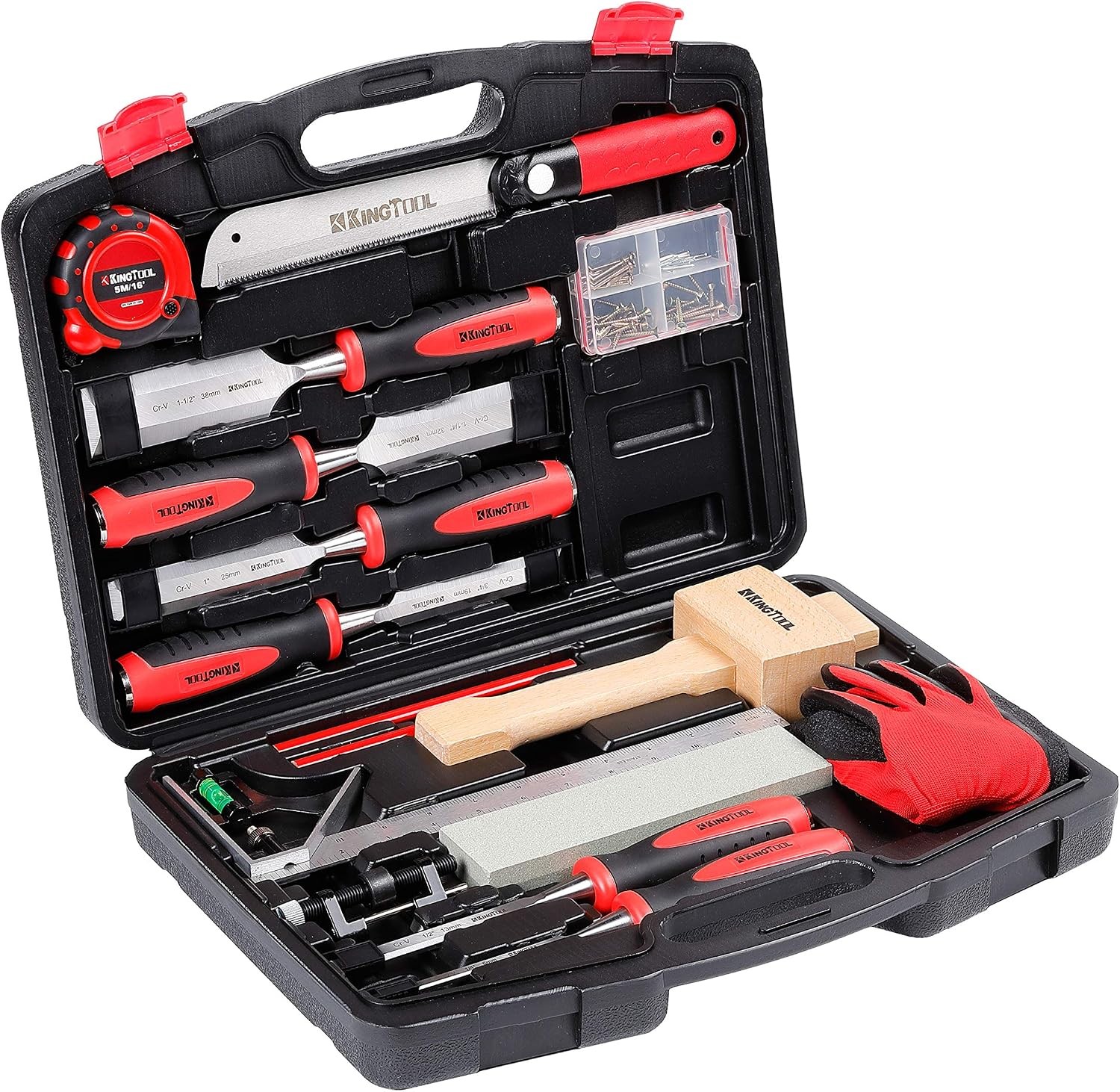 87 Pc. Advanced Wood Chisel Set with Storage Case Including Superior Chisels