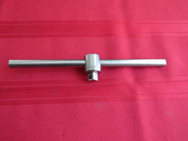 Craftsman Sliding T-Handle Breaker Bar 8”, 3/8″ Drive, =V= Series, USA Vintage
