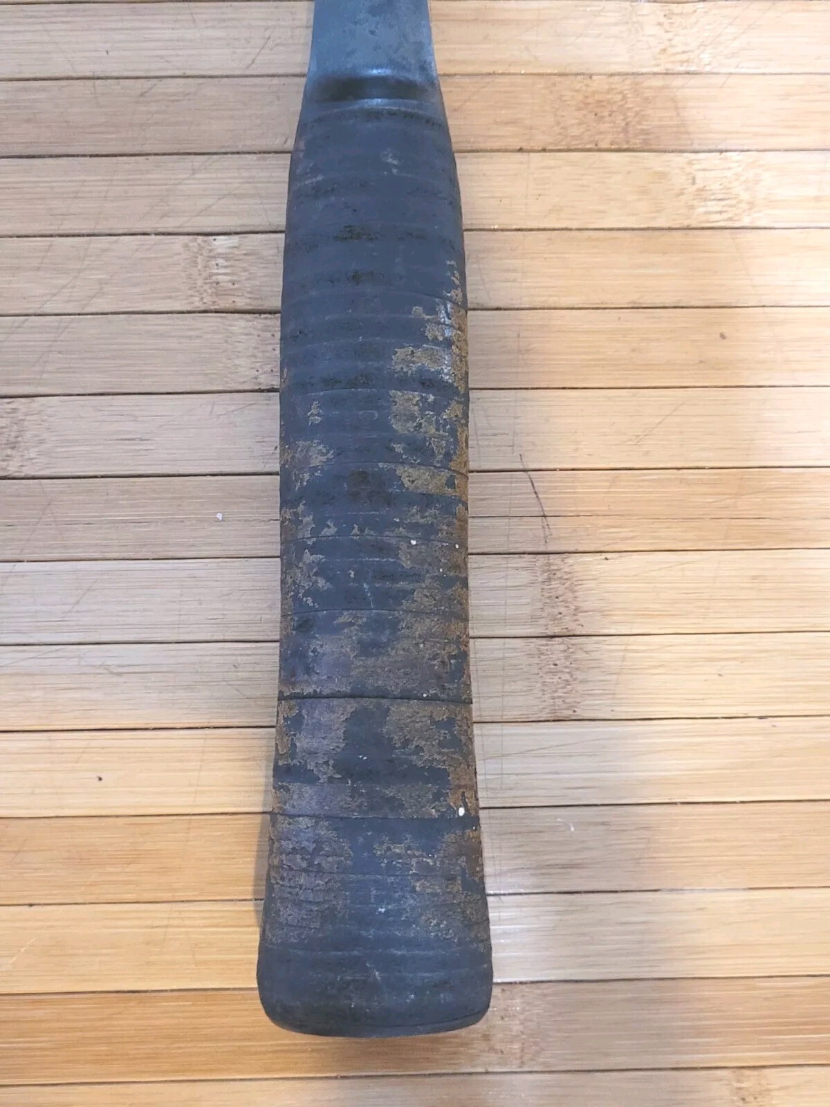 Vtg CRAFTSMAN REG T.M.-M 12.5″ L 1.10 Lb Claw Stacked Leather Handle Hammer.OBO