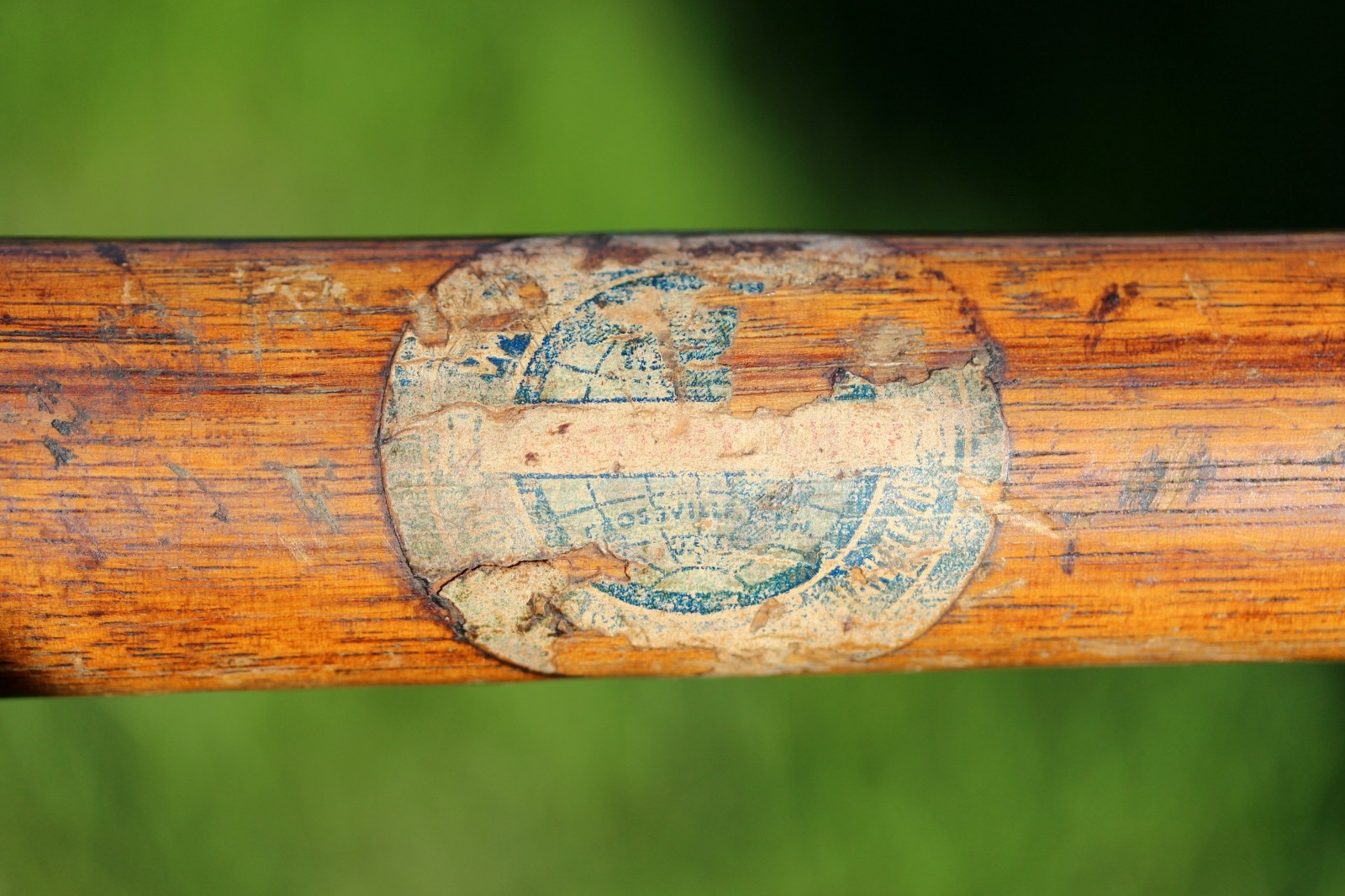 Antique Hubbard “H” Shield Mark 13″ Head Mattock Adze Axe Hickory Crossville TN