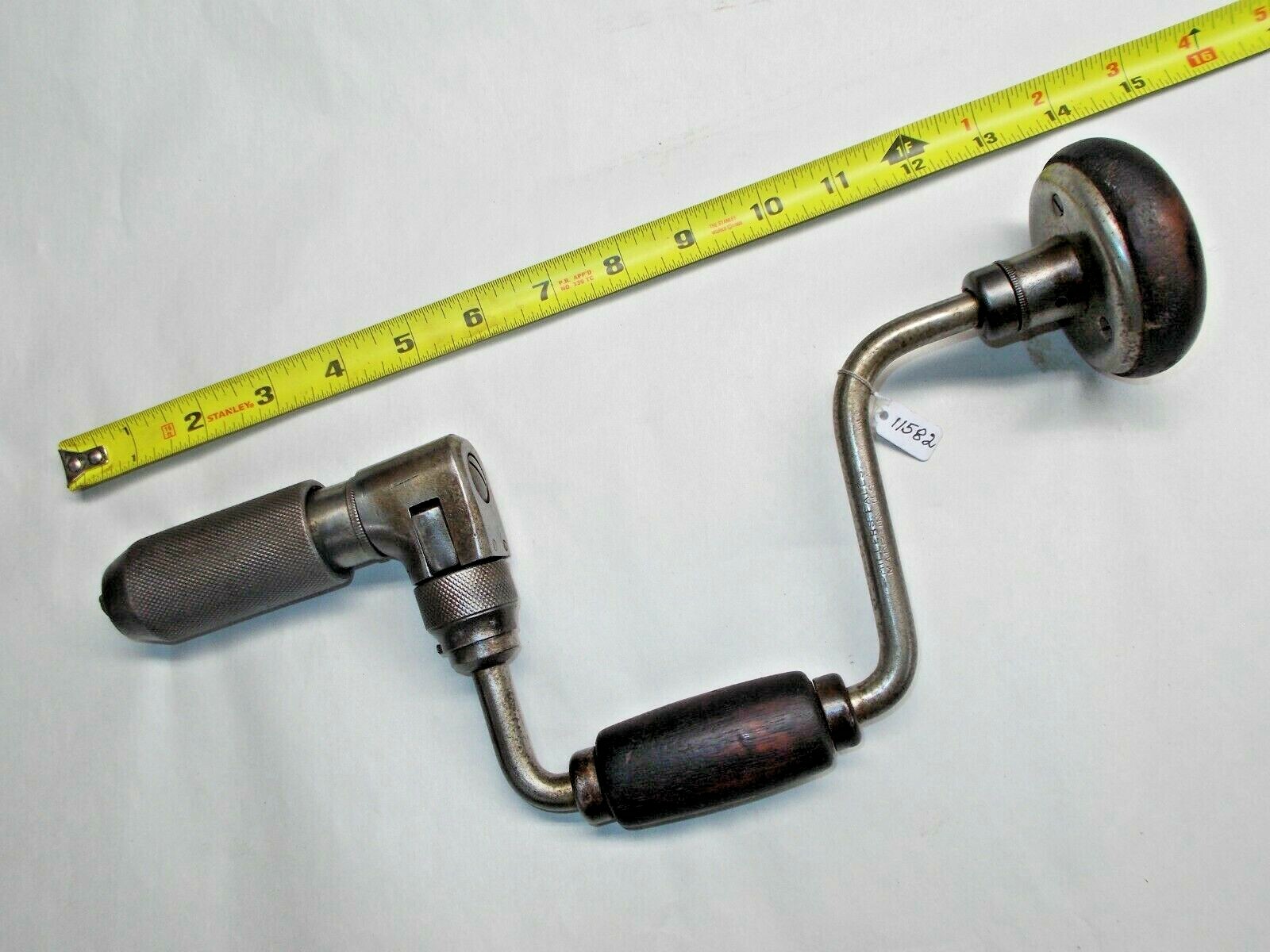 Vintage MILLERS FALLS Co. 8″ Vintage Woodworkers Auger Brace, USA