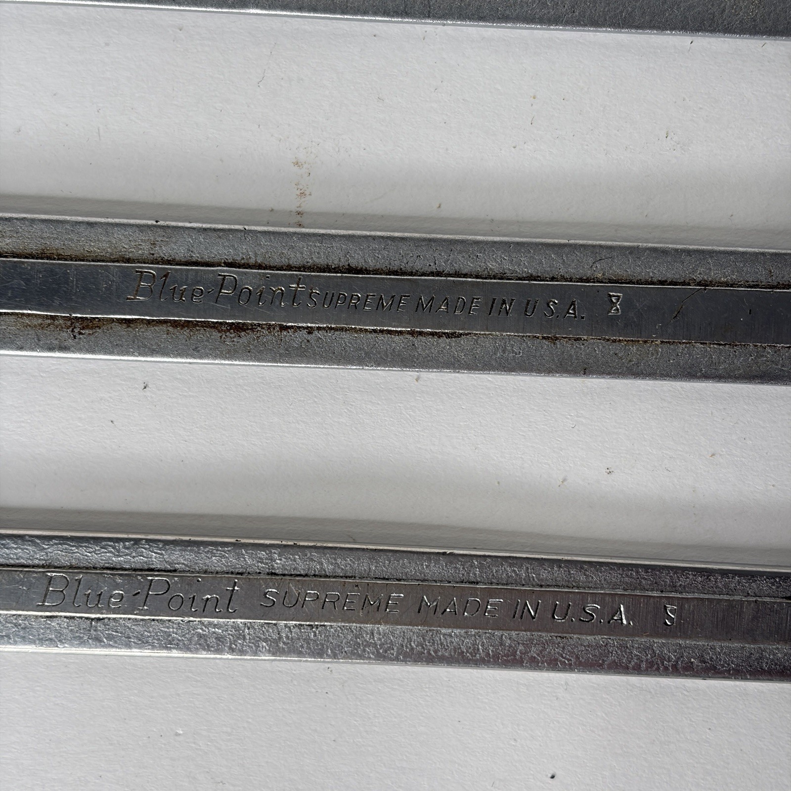 Vintage Blue-Point Supreme Made In USA Double Sided Open Ended Wrench Lot