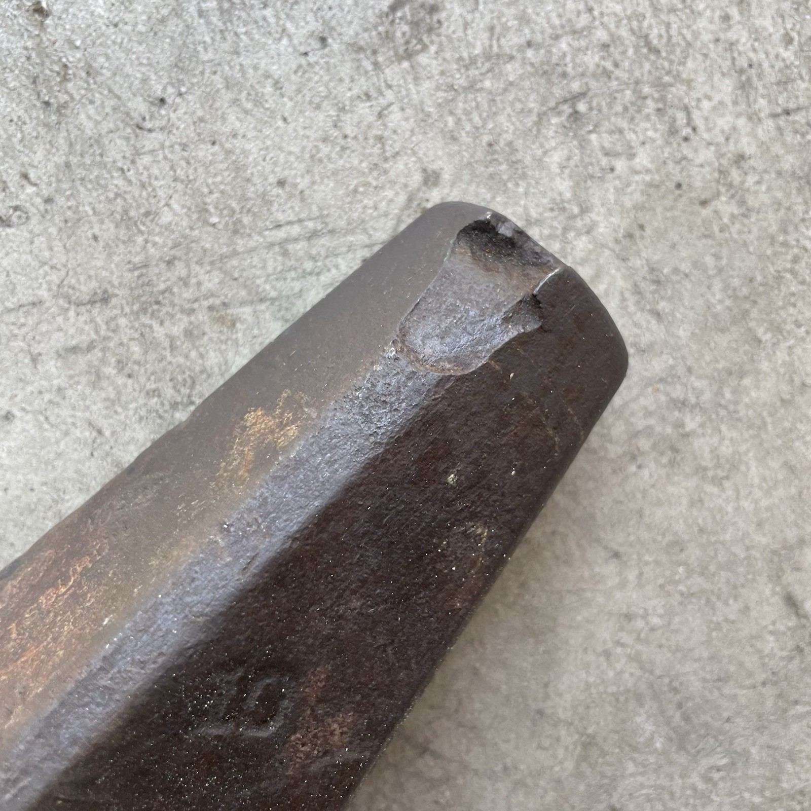 Vtg 10 lb. Railroad Spike Driver Rail Splitter Sledge Hammer Santa Fe Route