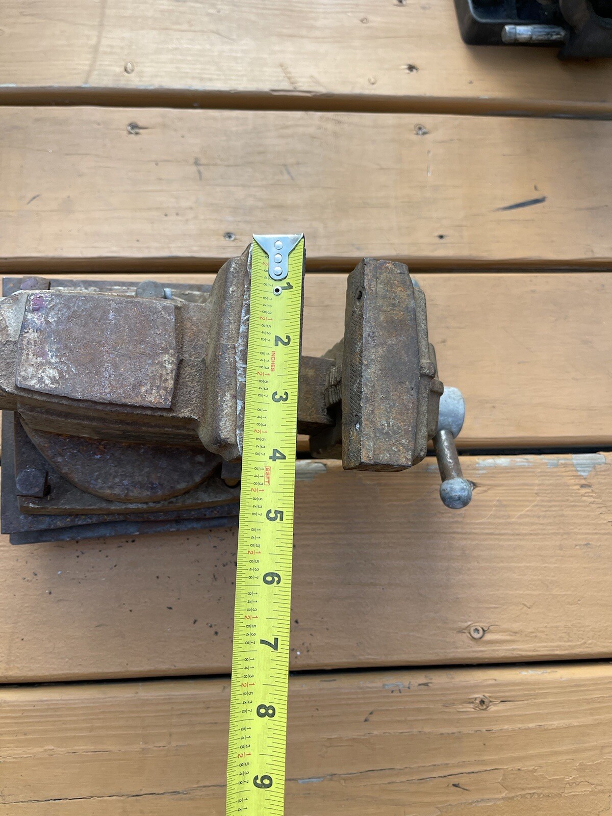 MONTGOMERY WARD POWR-KRAFT 4″ Bench Vise ART DECO USA Model 84-5427