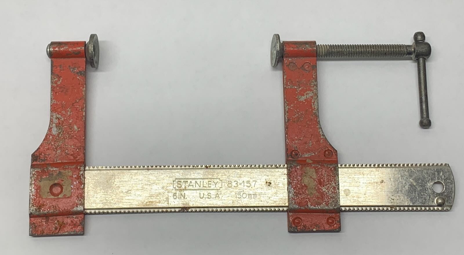 VTG Stanley 83-157 F-Style Clamp 6″ USA 150mm Woodworker Carpenter Tool Workshop