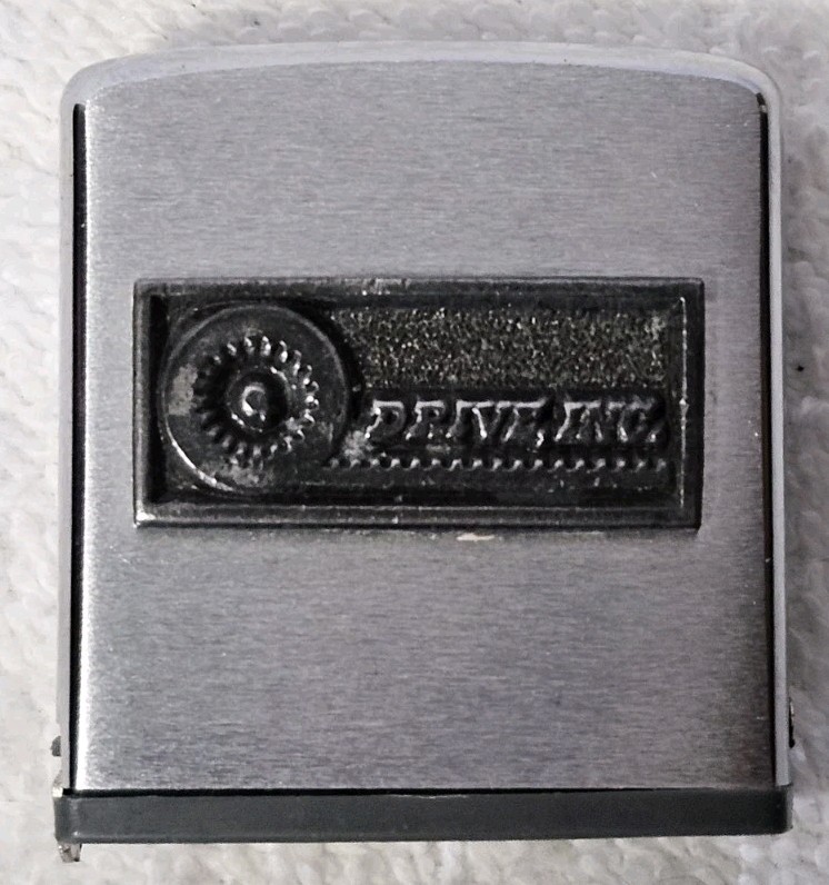 Vtg Zippo Advertising Tape Measure Drive.Inc 6′ Retractable Ruler Please Read