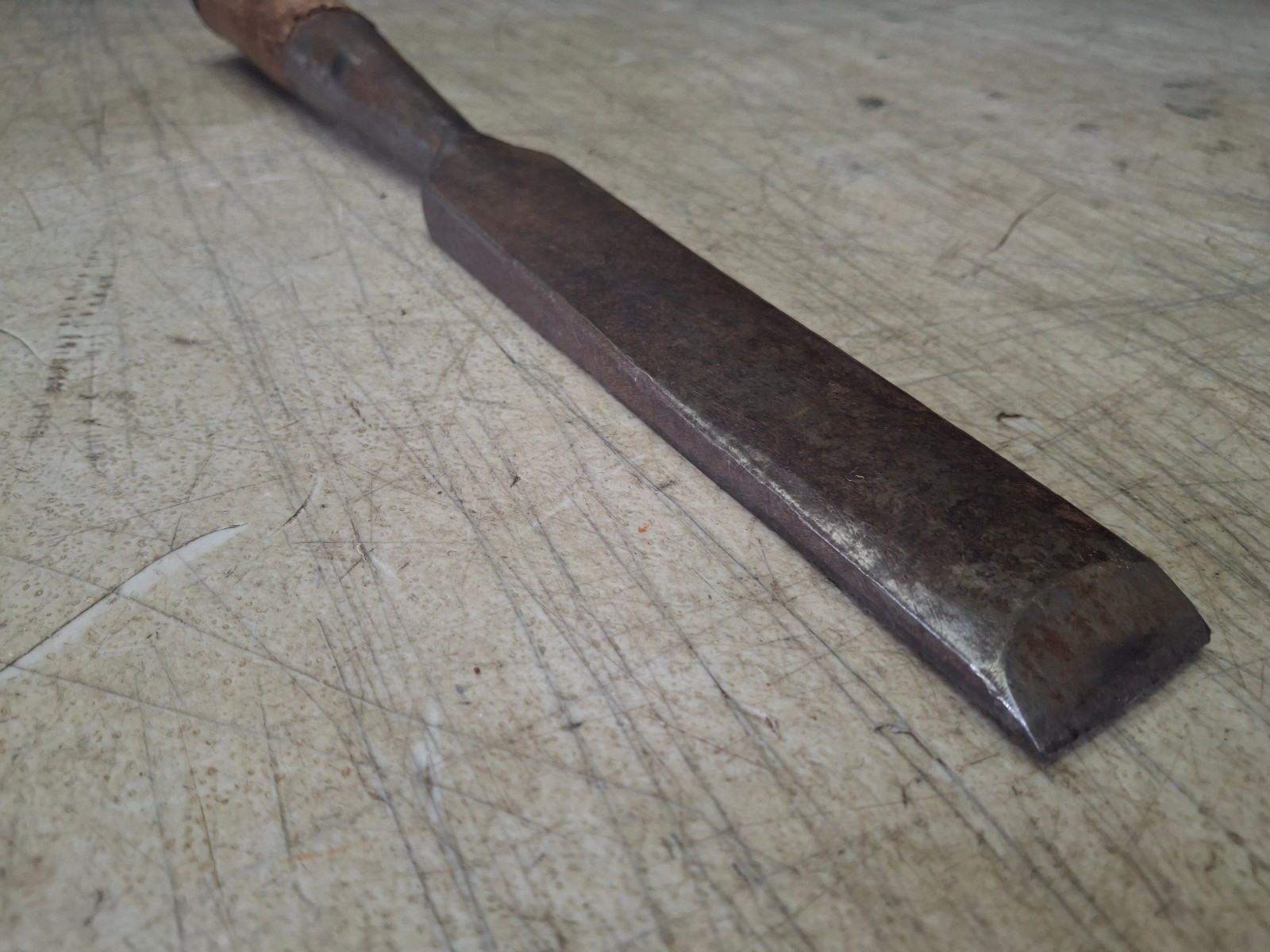 VINTAGE PS&W 1 3/8″ SOCKET SLICK WOOD FIRMER CHISEL Peck, Stow & Wilcox