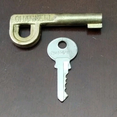 Jonard/Channel TTK-225 P Key Self Lock Pedestal Brass and CATV Channel Lock Key