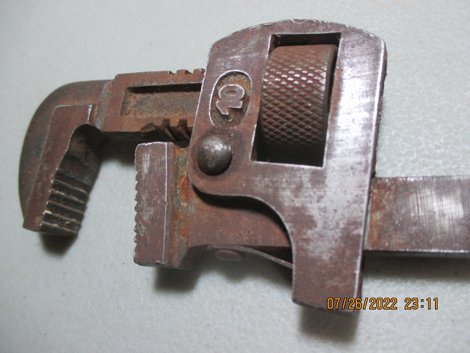 Steelcraft Pipe Wrench 10″ West Germany Vintage.