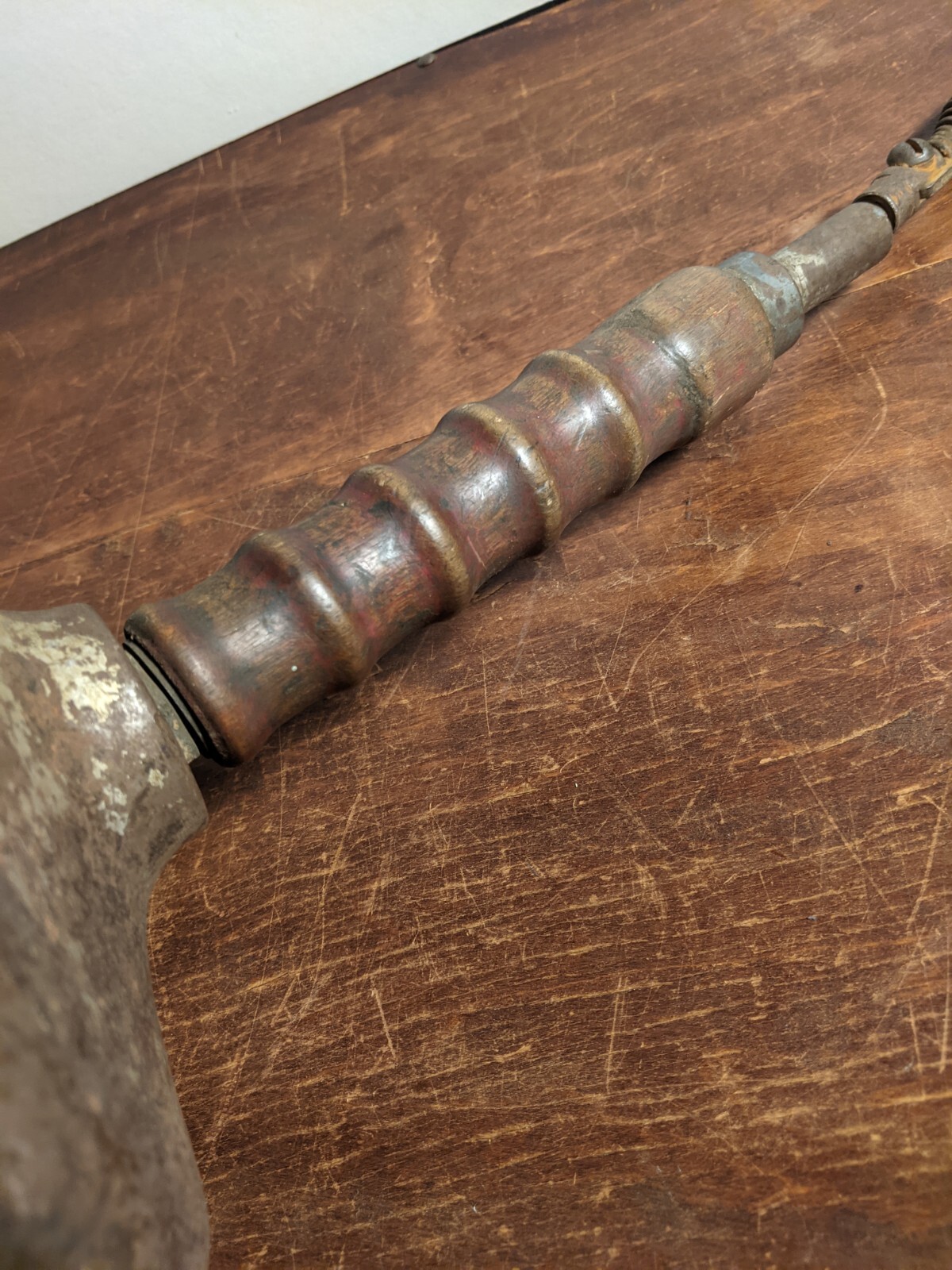 Scarce Vintage Poper Iron & Wire Chicago “Spin Clean” Trap Drain Cleaner Auger