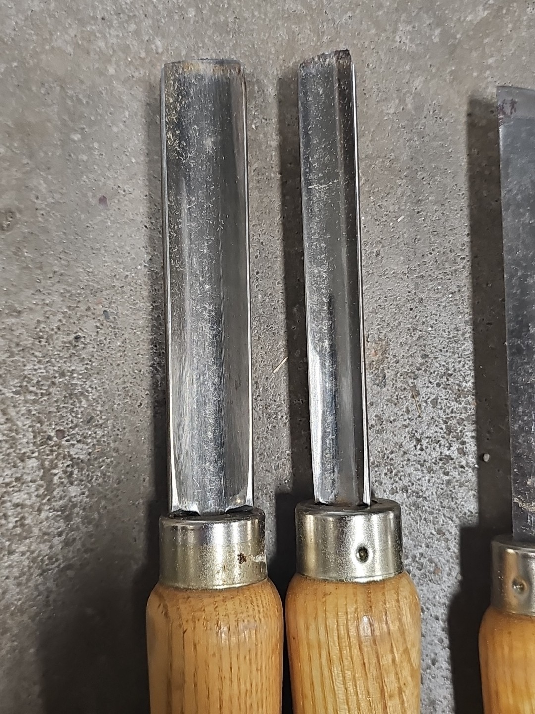 Set Of 5 Lathe Chisels