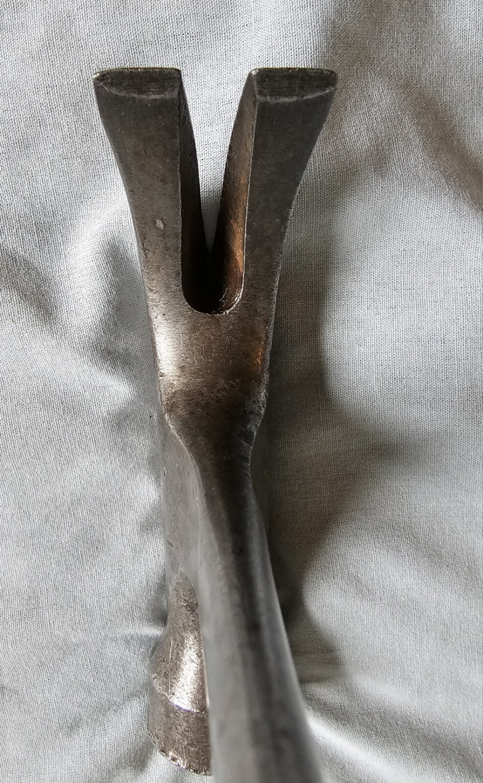 Vintage Buck Bros Bell Face Claw Hammer Stacked Leather Wrapped Handle EUC