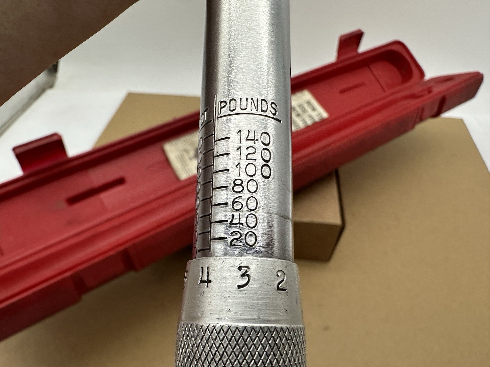 Vintage Proto Tools 6016G Size-3 Click Torque Wrench W Case Made USA 10-150lbs