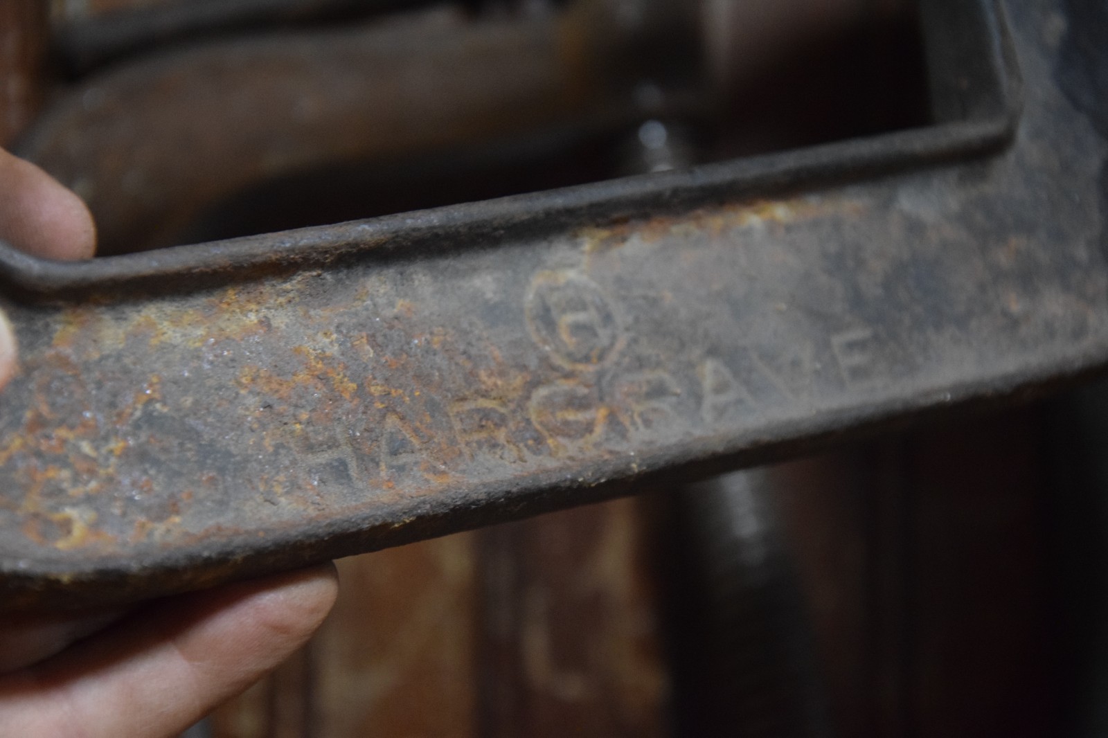 JORGENSEN WILTON ARMSTRONG FORGED C CLAMP 4PC LOT TWO EACH 8″ 6″ RUSTY RESTORE