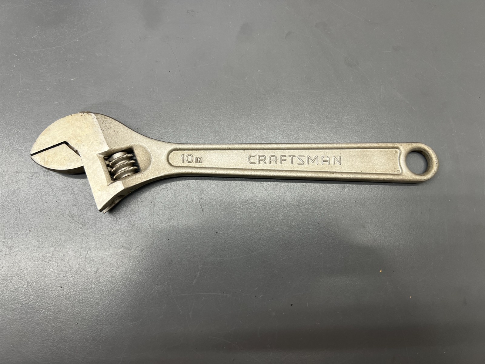 VINTAGE CRAFTSMAN WF 44604 10″ 250mm ADJUSTABLE WRENCH SATIN – VGC – USA