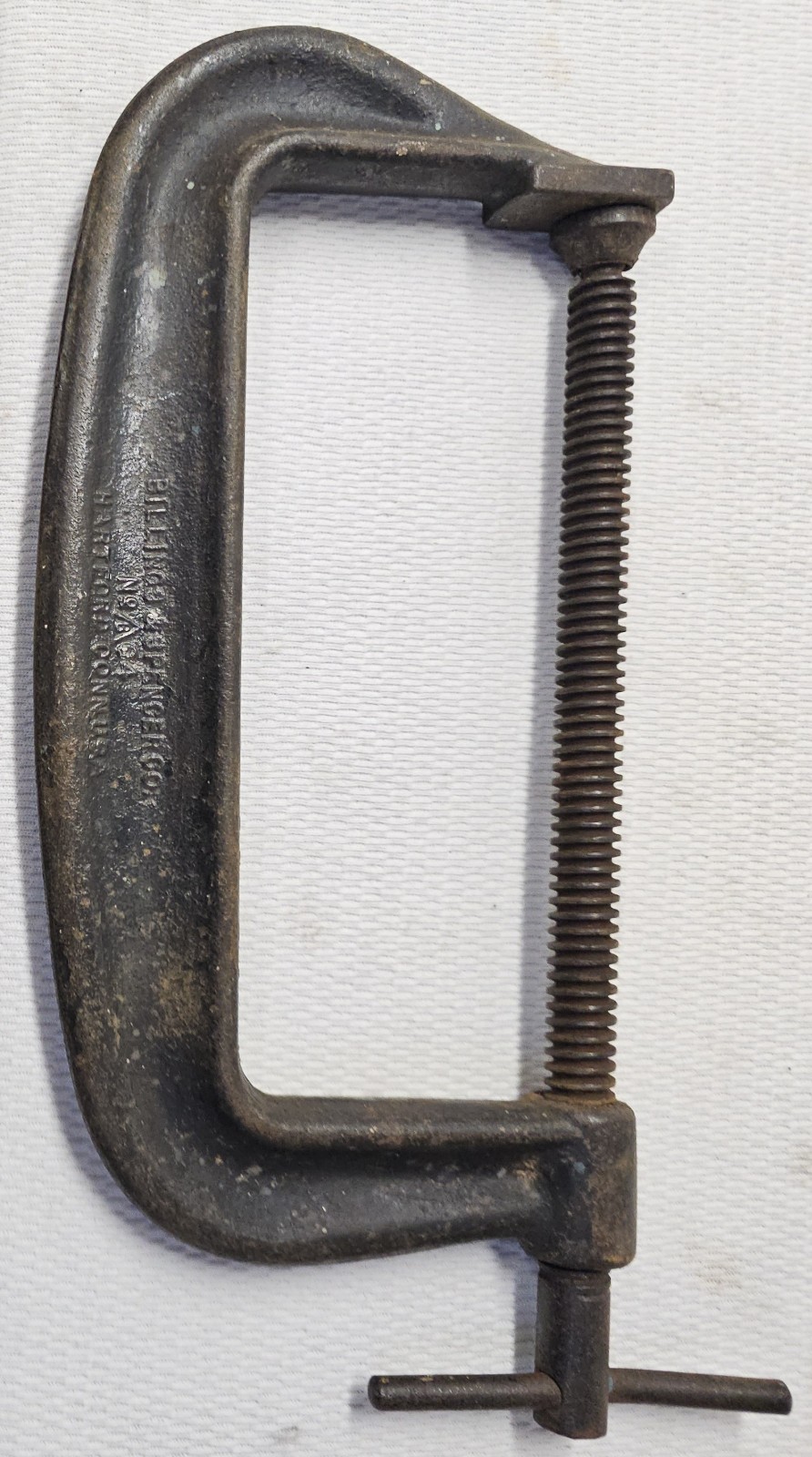Vintage Billings & Spencer Co No. 64B C-Clamp 6″×13″ Heavy Duty Tool Woodworking