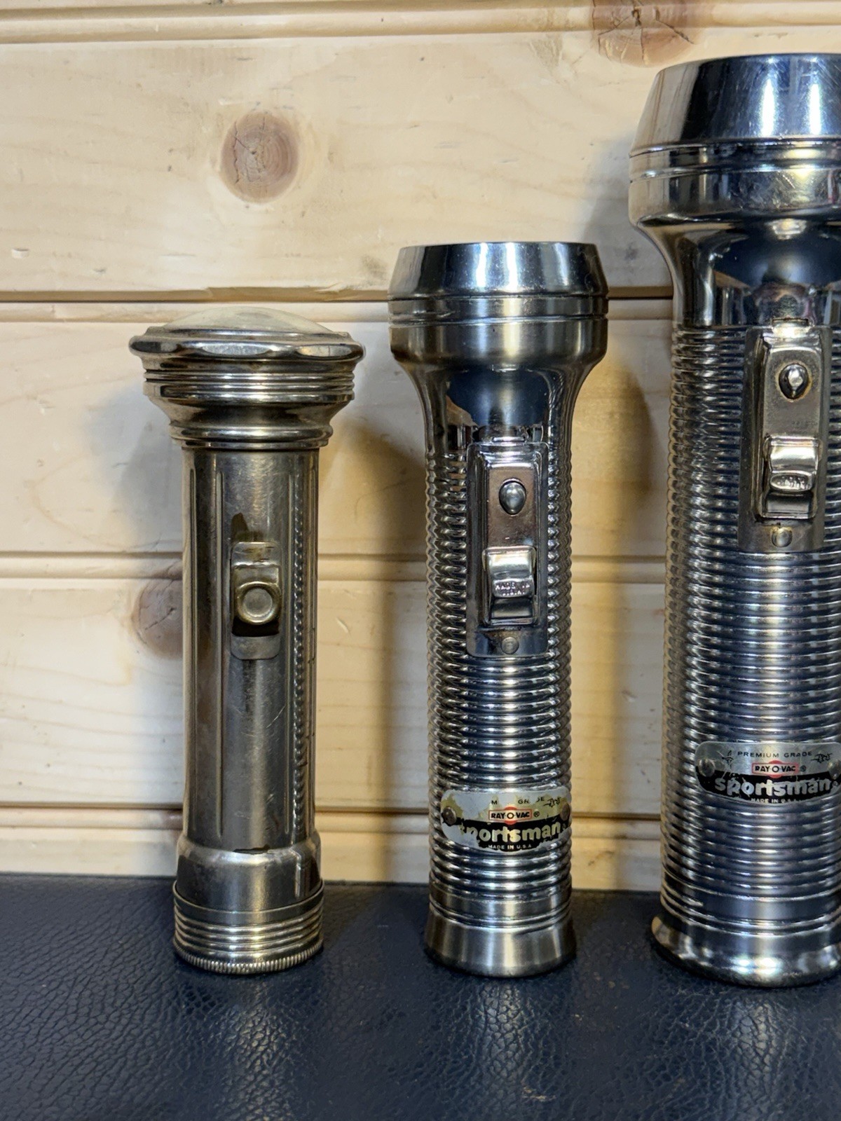Flashlight Lot of 7 Ray O Vac Vintage Bundle Metal Flashlights Made In USA Lot 2