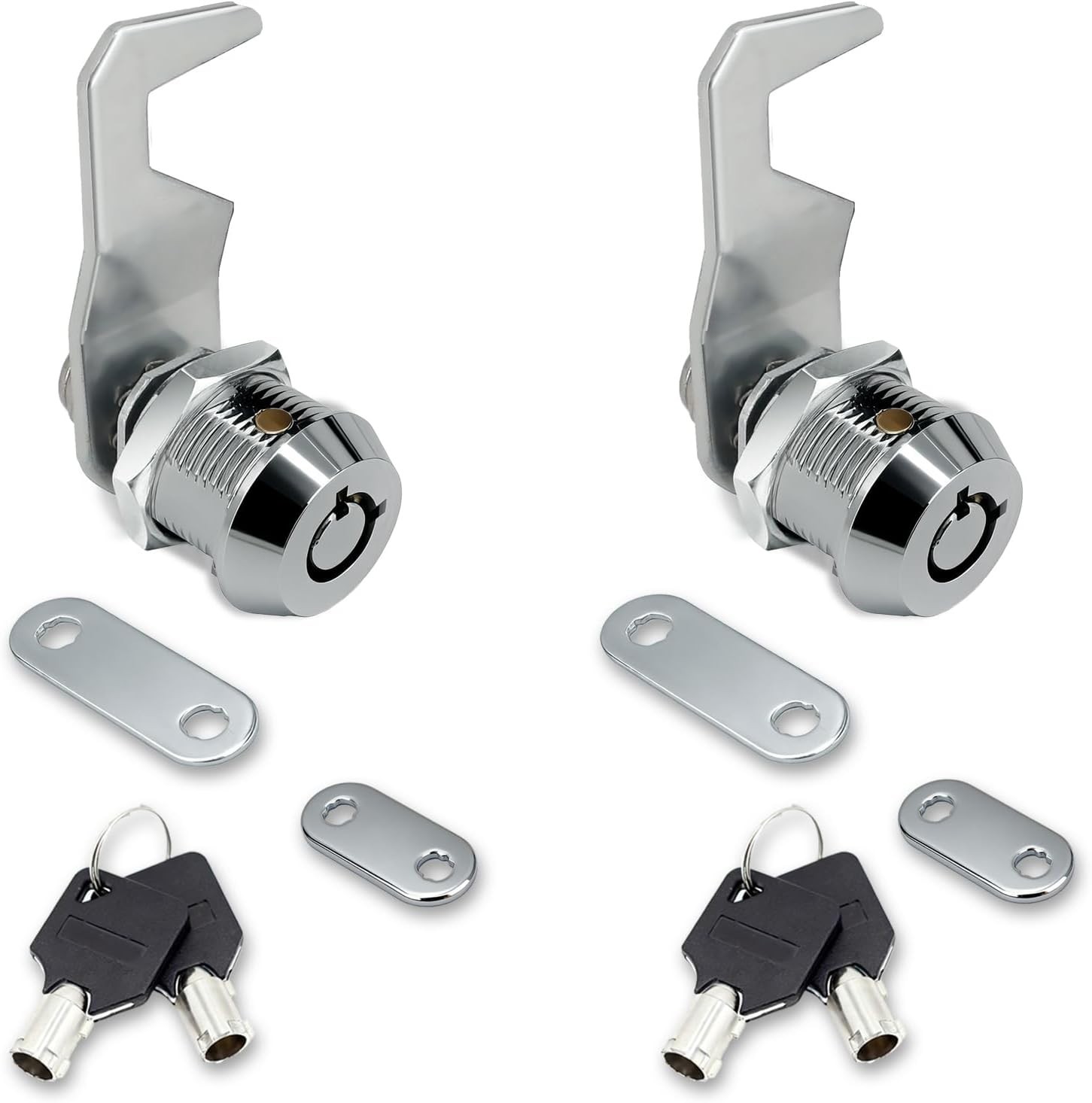 Anti-Corrosion Toolbox Lock Set – Includes 2 Keys and Installation Bolts