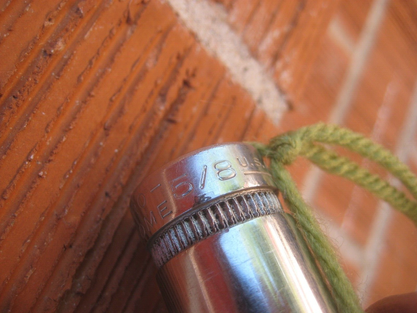 1950s Vtg 3/8″ Drive x 5/8″ Size DURO-CHROME *** Deep Socket 4445 & 12 Pt USA