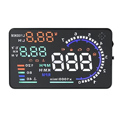 Car HUD, A8 5.5 Inches Head up Display Windshield Screen Display Head up