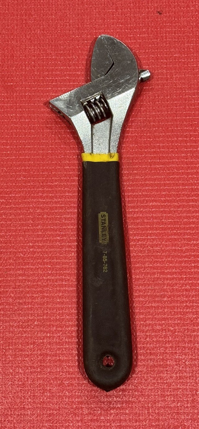 Vintage Stanley 85-762 Adjustable Wrench Crescent Wrench 10-1/2″