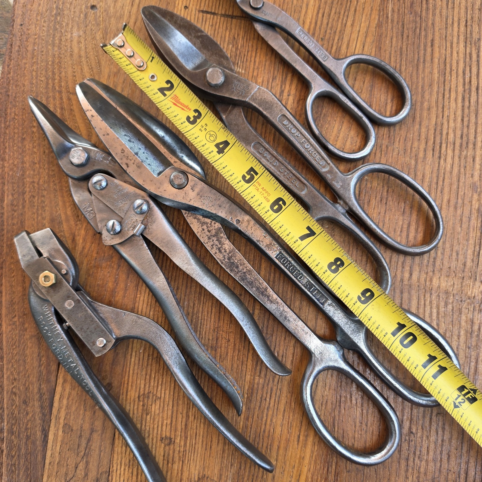Vintage Shears Sheet Metal Cutter Wiss Craftsman Dunlap Whitney Great Condition