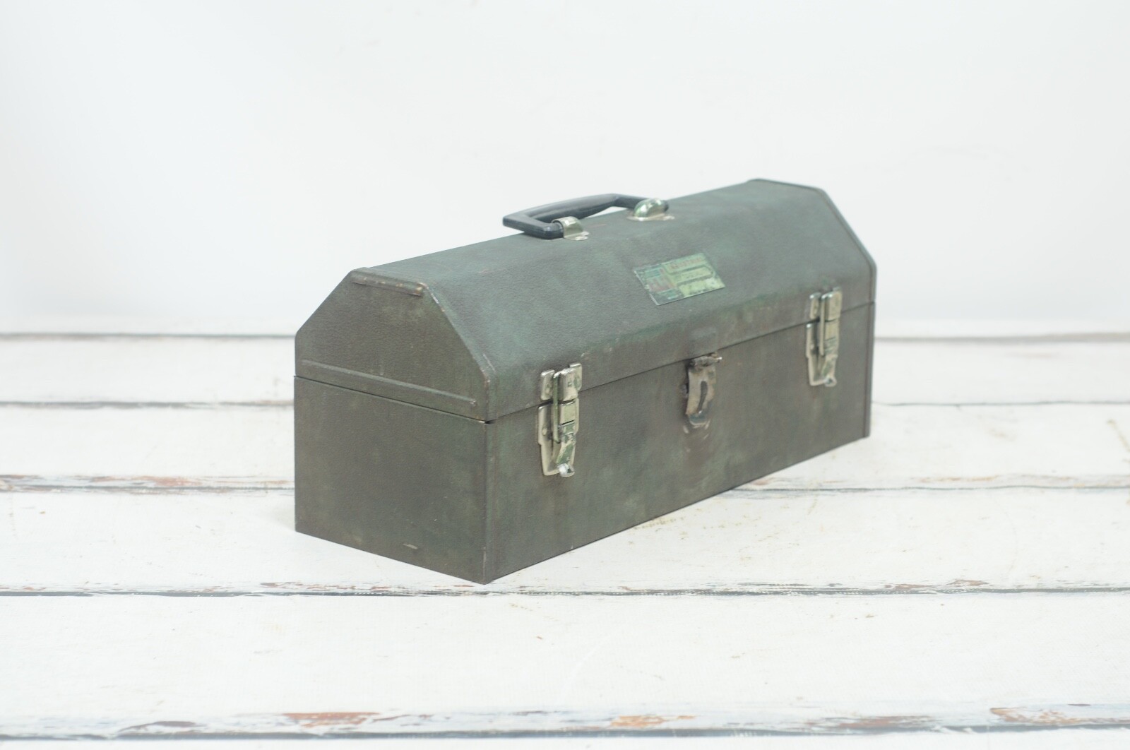 Vintage Waterloo Toolbox Removable Red Tray Vintage Tool Box Tackle Box