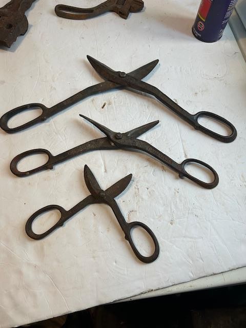3 Heavy Tin Snips Small Medium Large