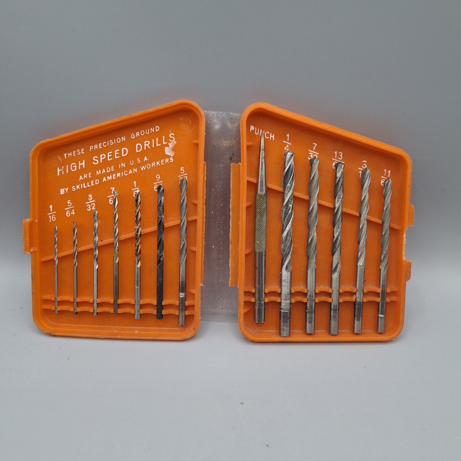 Black and Decker High Speed Steel Drill and Punch Set, Broken Case