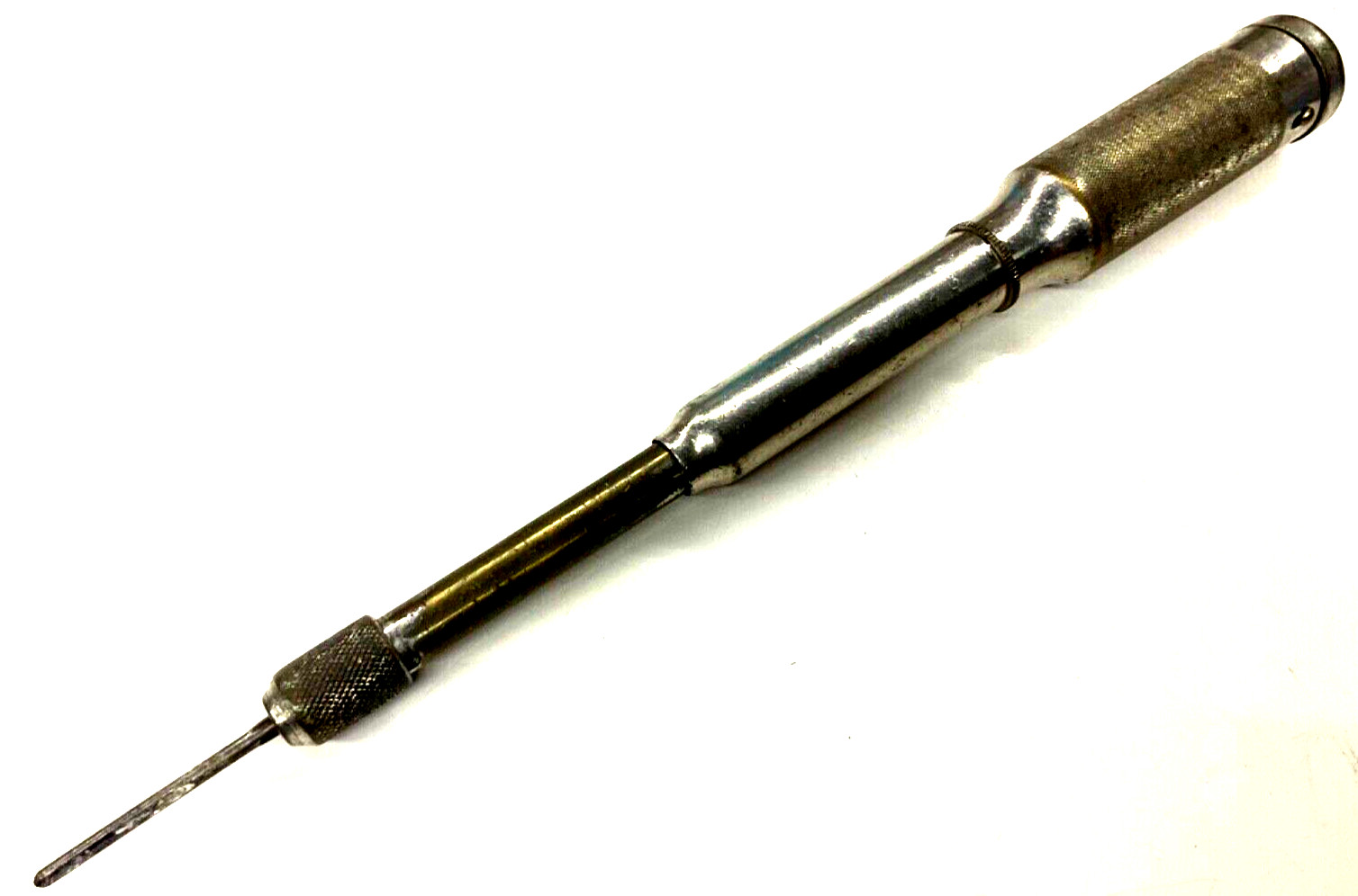 VINTAGE GOODELL BROTHERS PUSH DRILL w/ BITS, USA