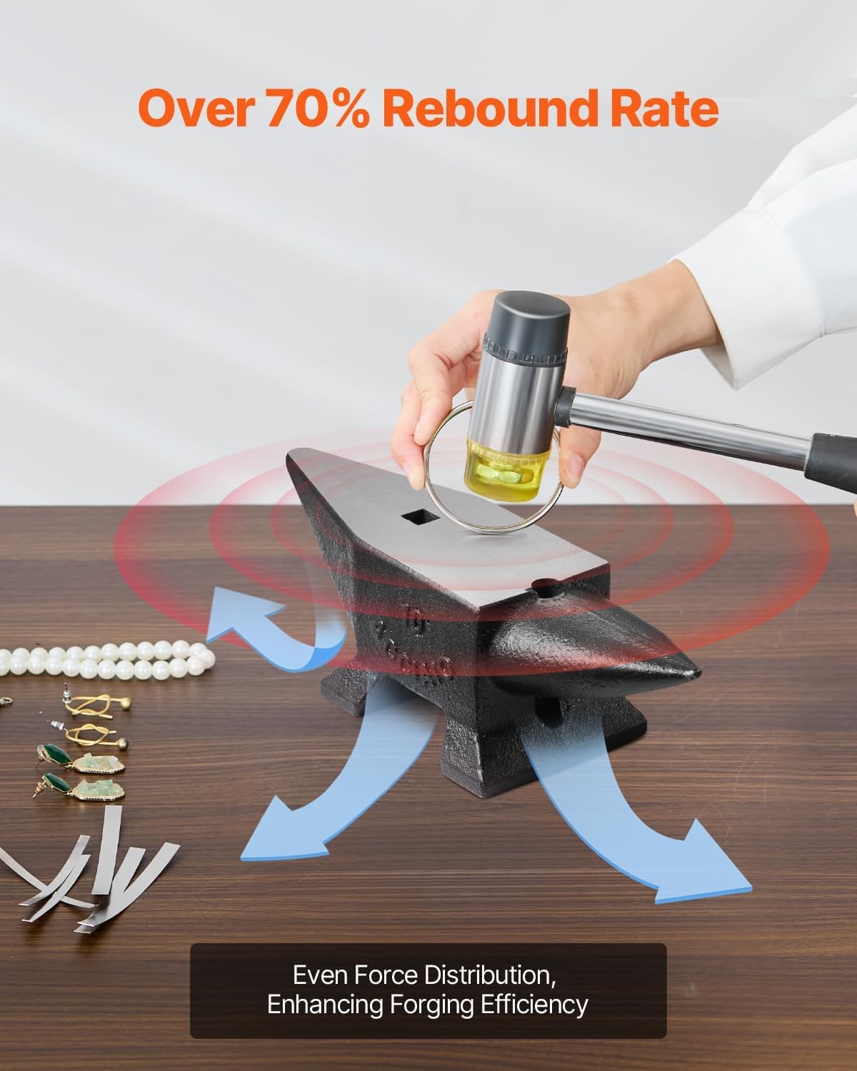 Professional 22 lbs Anvil with Large Work Surface – Essential for Metal Crafts