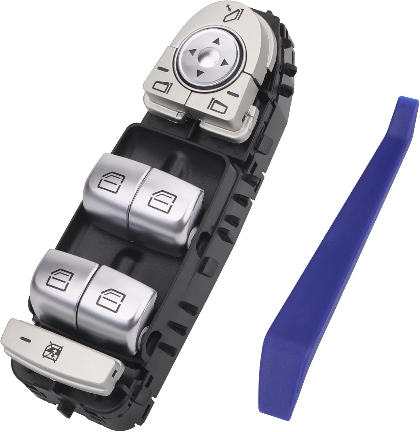 Obaee Master Power Window Switch Front Driver Side Compatible with Mercedes-Benz