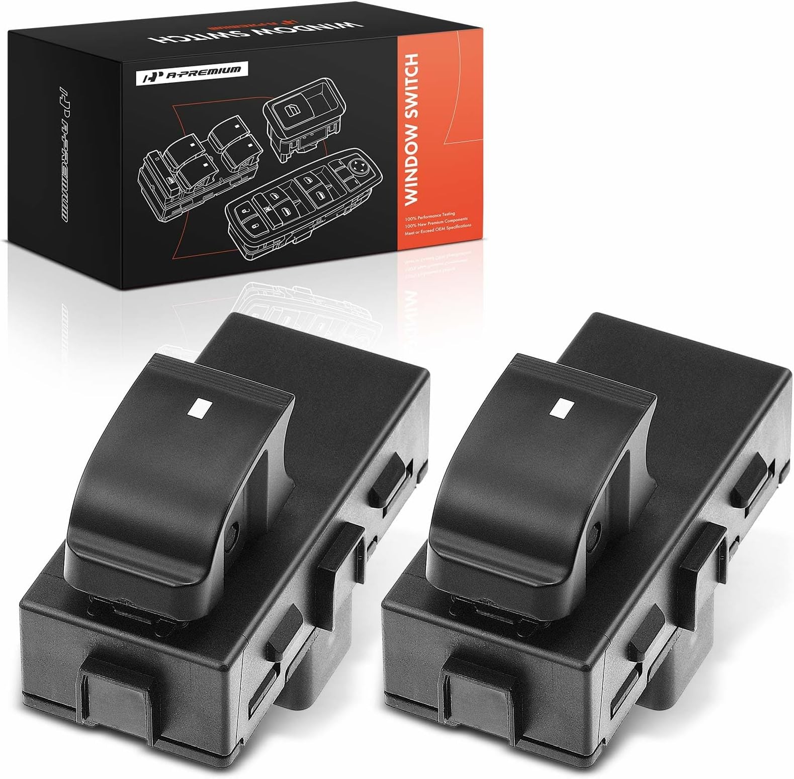 A-Premium 2 PCS Power Window Switch Kit, Front Right or Rear Side | Compatibl…