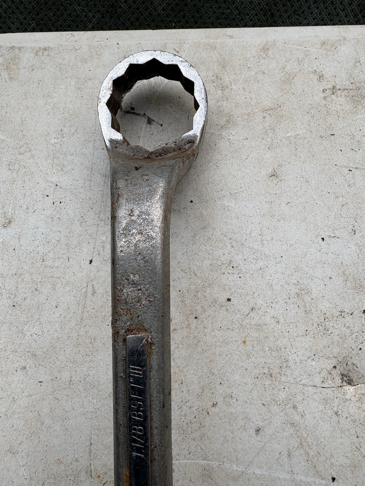 Garringtons Red Diamond Ring Spanner 1” X 7/8 W Whitworth