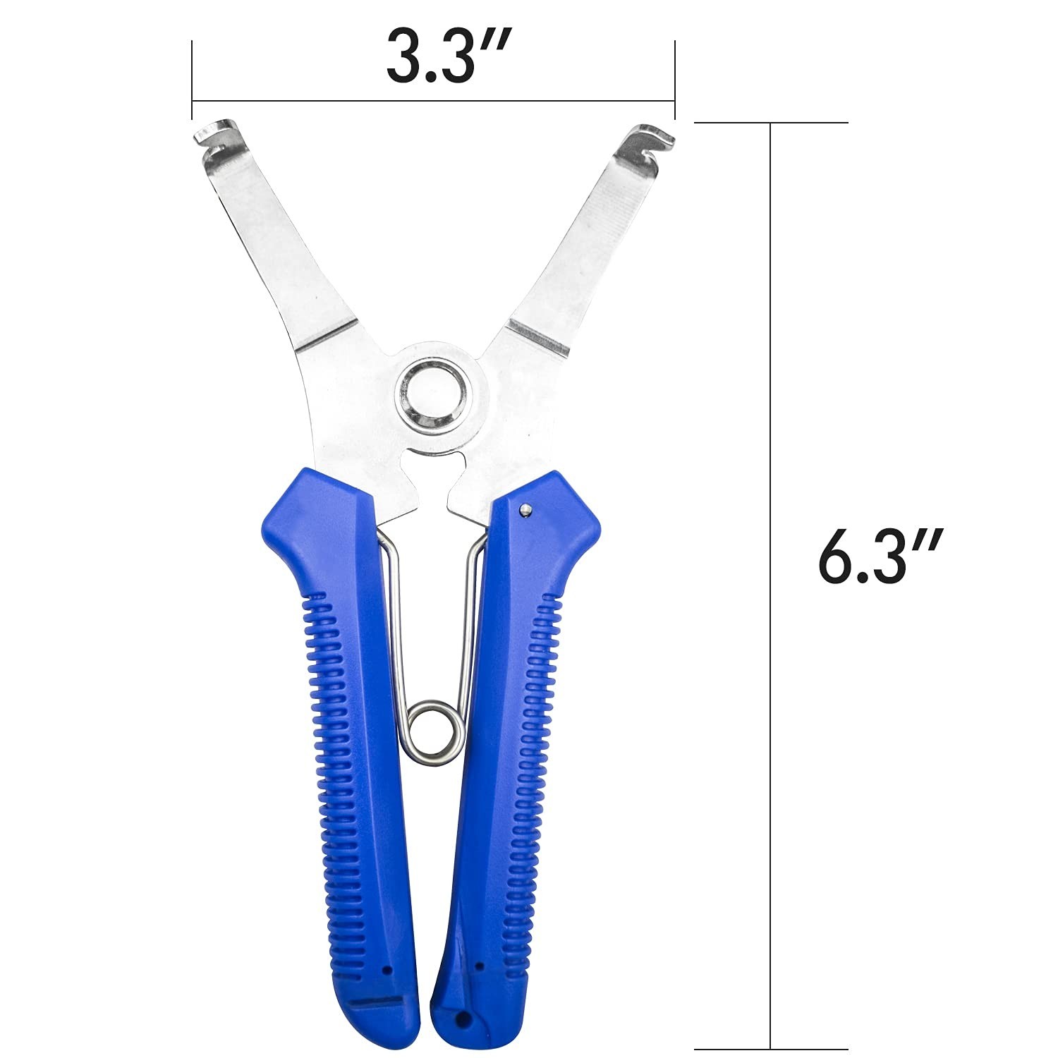 IRONSTAR Miter Spring Clamps Pliers for Woodworking, Including 8 Spring Clamps