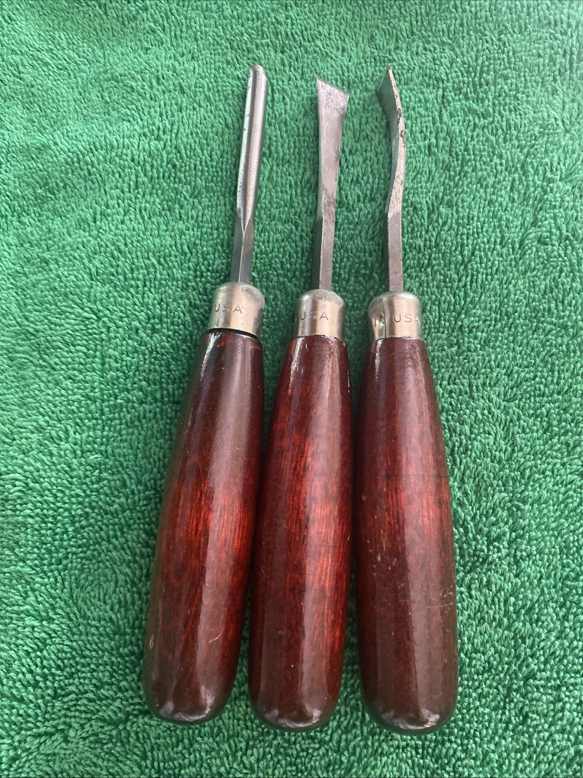 Craftsman 3pc Chisel / Gouge Set Vintage