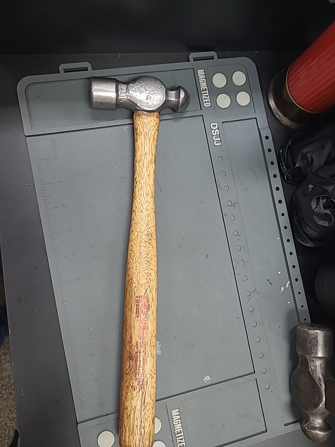 Mac Tools Ball Peen Hammer H24A. 14.5″ Wooden Handle