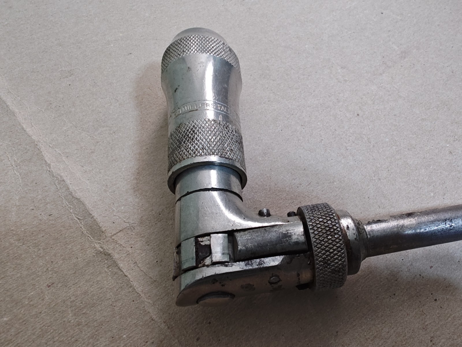 Vintage Millers Falls No. 422 Heavy-Duty Ratcheting Bit Brace + 9 Augers