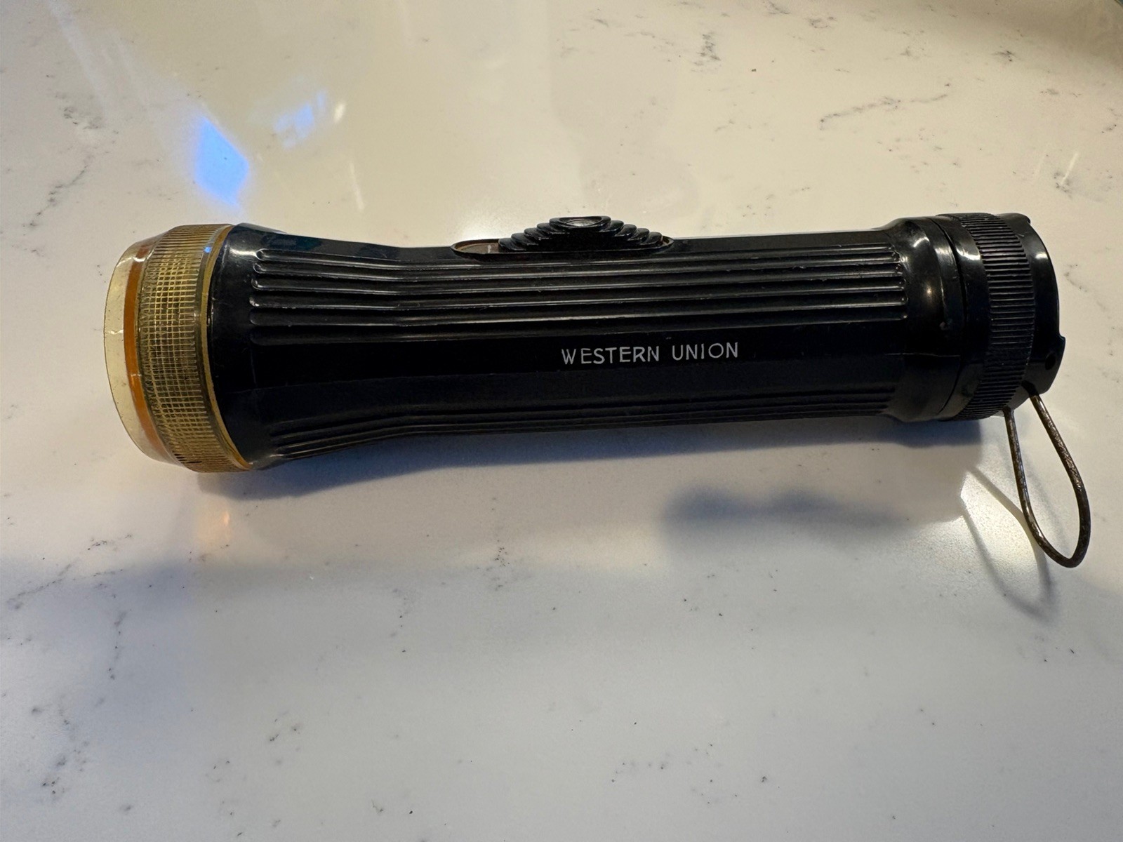 Western Union Flashlight 1930’s Bright Star Clipper 7” USA MADE very clean