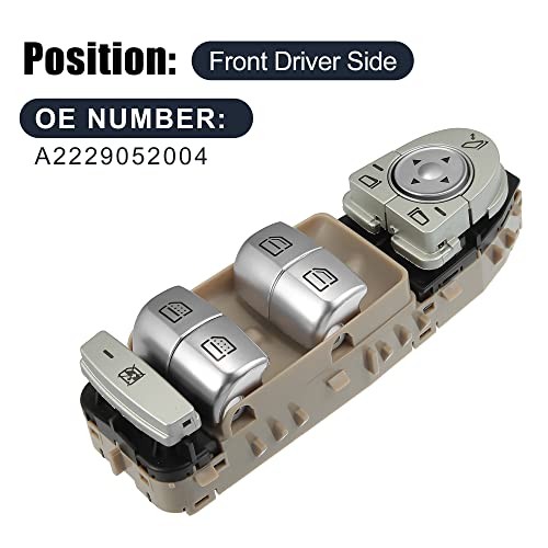 Driver Master Power Window Switch A2229052004 for Mercedes S-Class 2013-2017