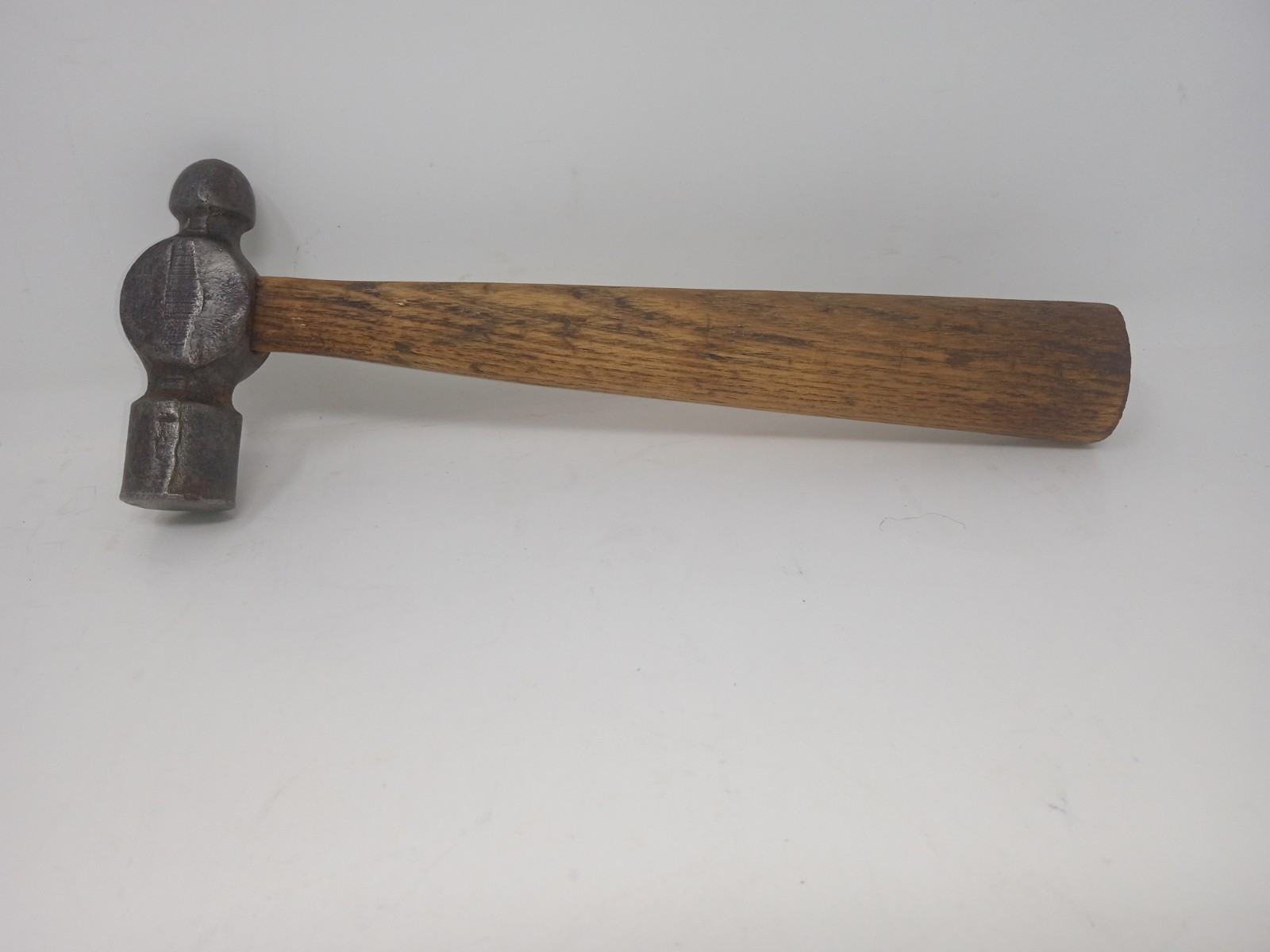 Vintage Ball Peen Wood Handle Hammer 12.4oz Overall