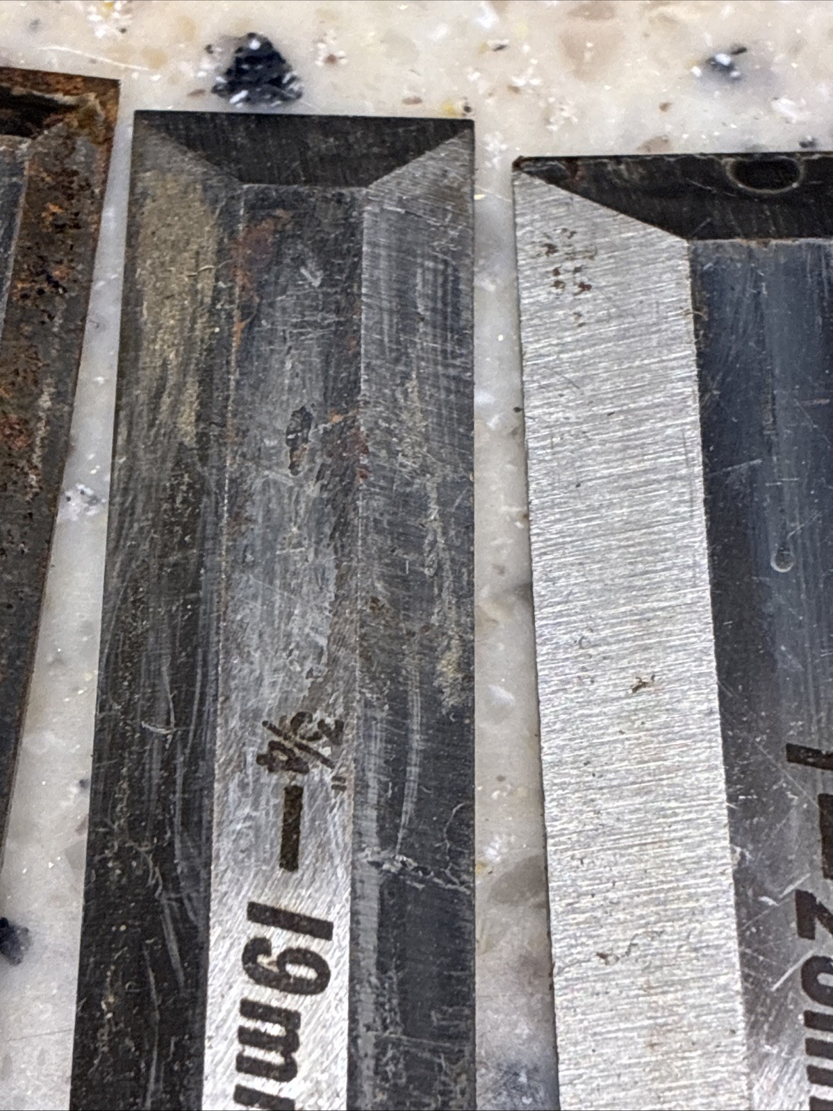 Footprint Bevel Edge Chisel Set Of 4: 1”, 3/4”, 1/2”, 1/4”Sheffield UK