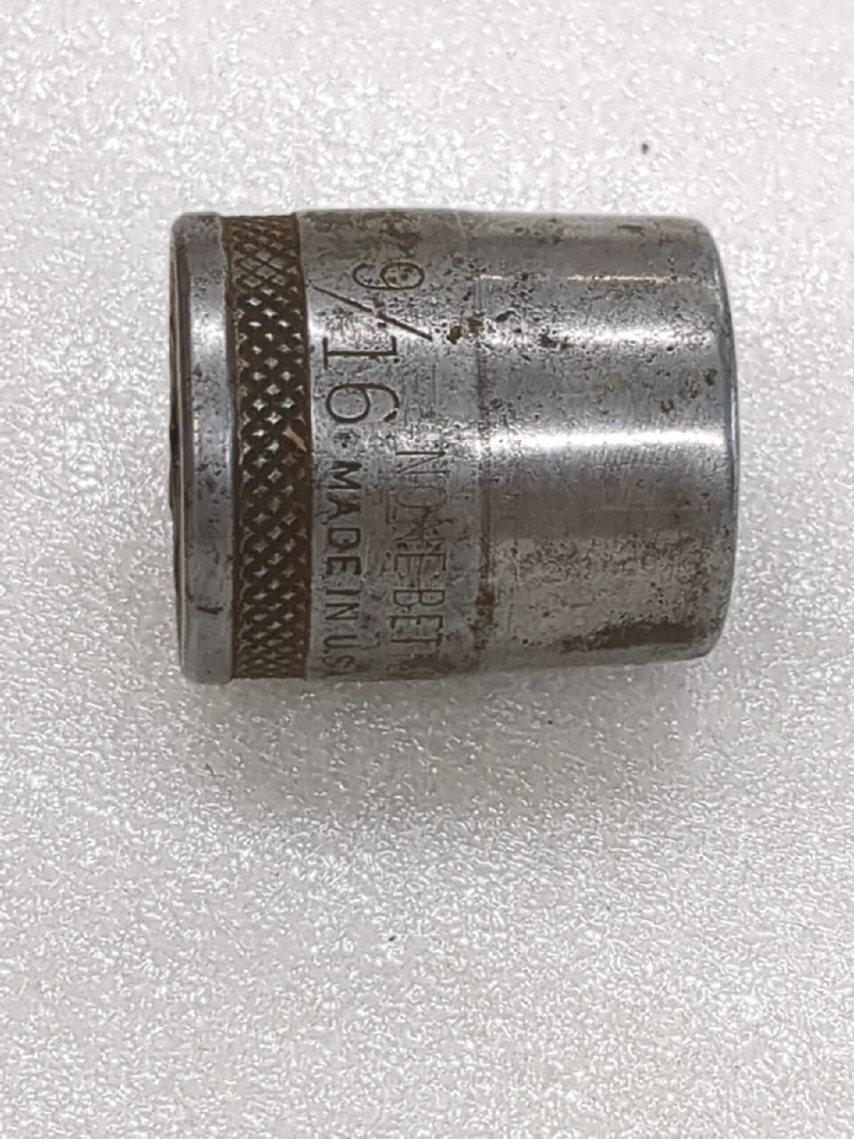 Vintage None Better USA B1218 3/8dr. 9/16″ 12pt Socket New Britain Tools