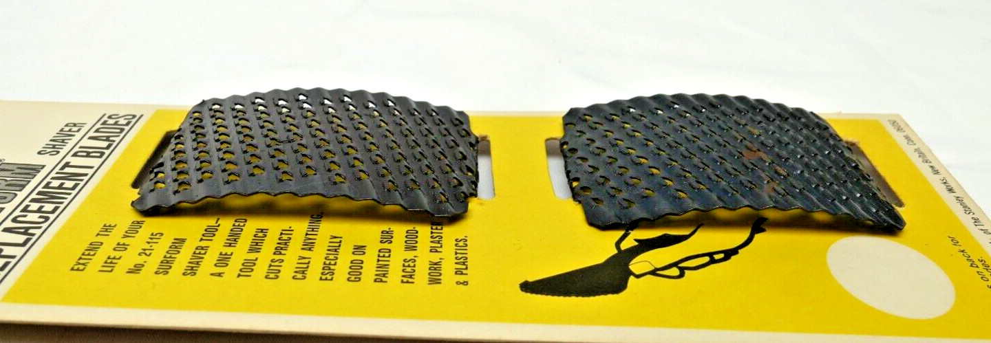VTG ’78 Stanley SURFORM Shaver Replc. Blades 2pk #21-515 For Shaver No.21-115