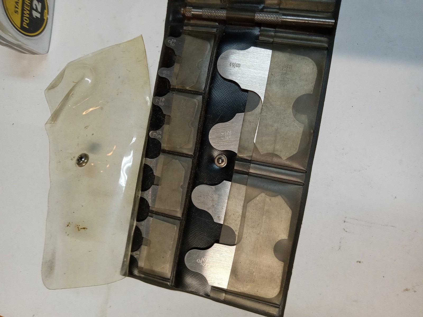 Vintage Craftsman Radius Gage Set Missing 1/4″ Radius Gage and 3/16″ Replaced