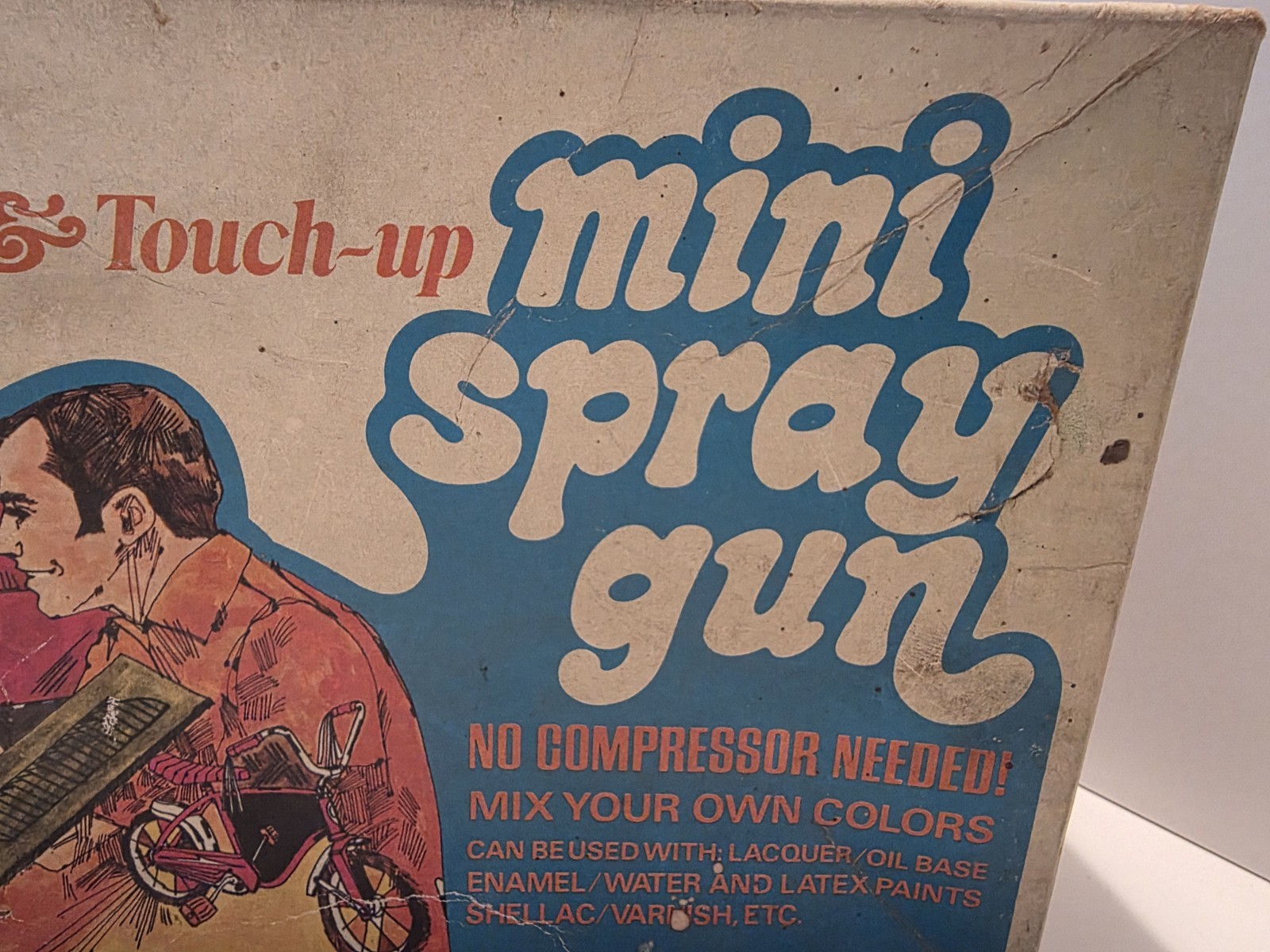 Vintage Badger Mini Spray Gun Kit – Refinishing & Touch-Up – With Box